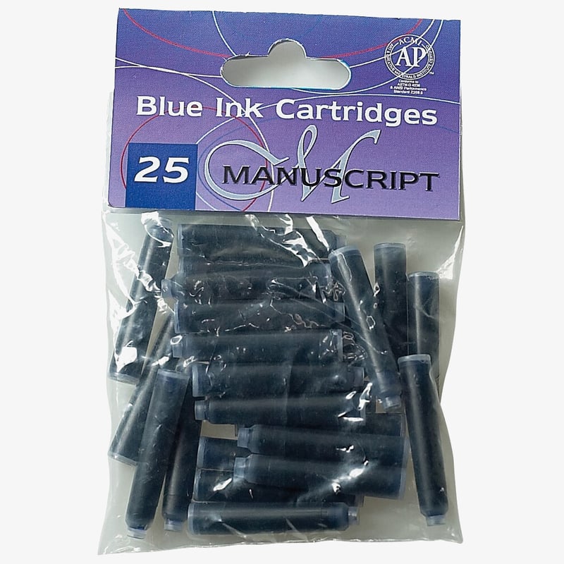 Manuscript Manuscript Ink Cartridges - Pack of 25