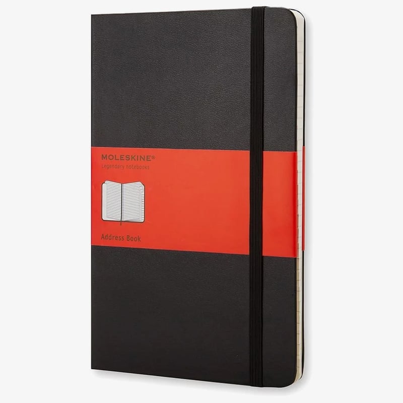 Moleskine Moleskine Classic Hardback Large Address Book - Black