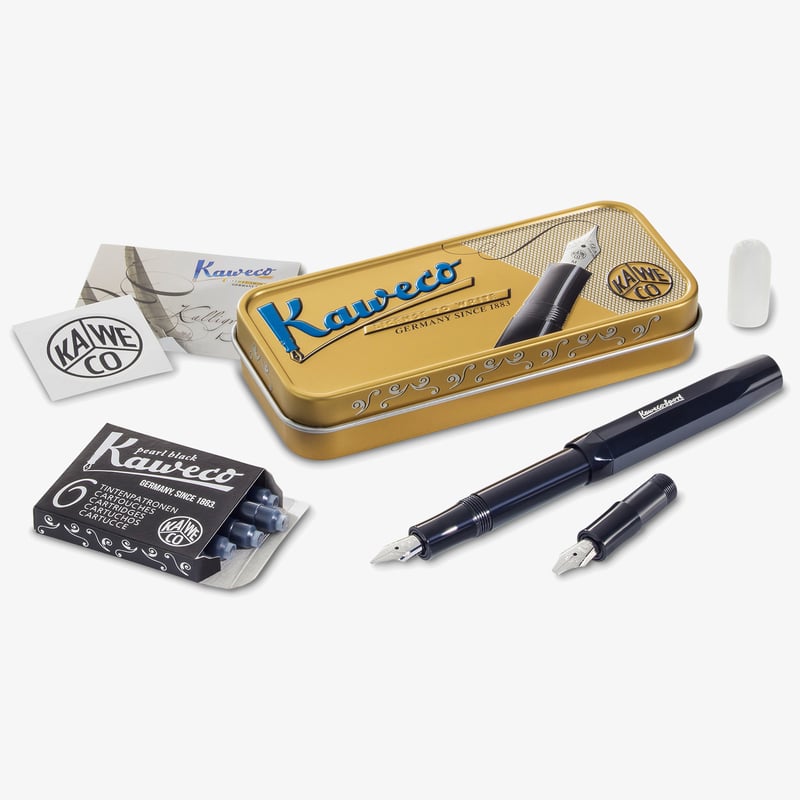 Kaweco Kaweco Skyline Sport Calligraphy Set - Black (Mini)