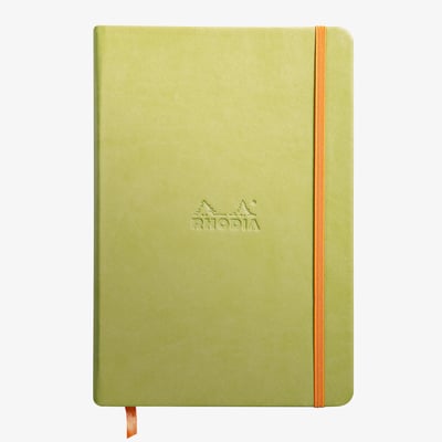 Rhodia Hardcover Notebook - A5 - Anise Green - Lined