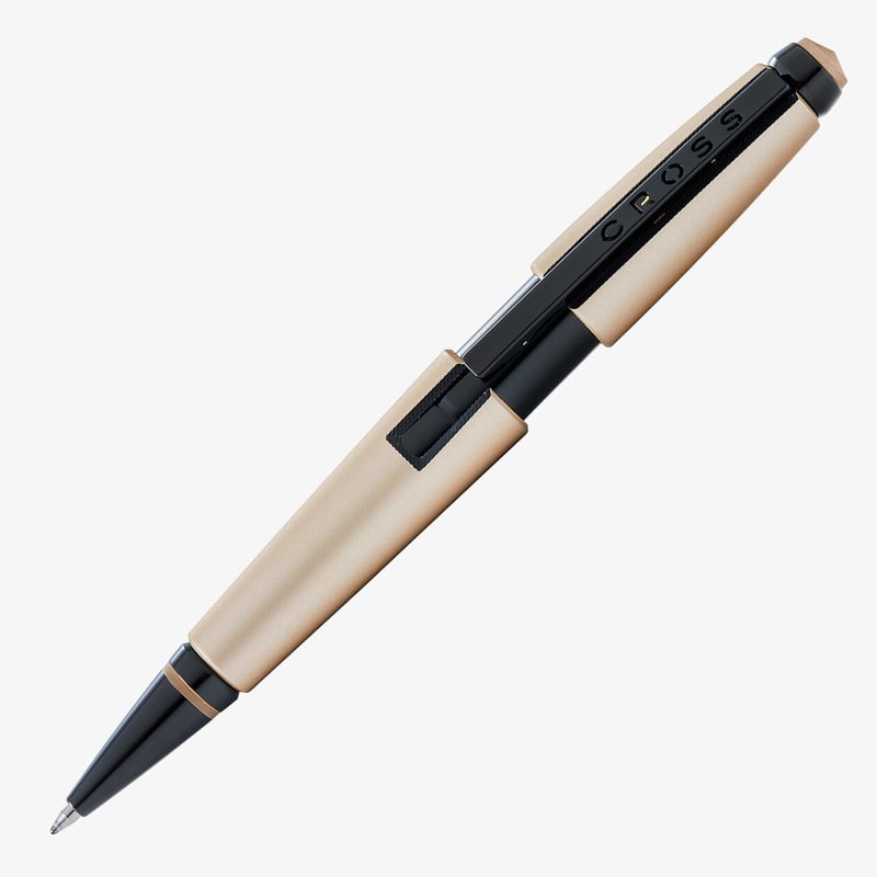 Cross Cross Edge Rollerball Pen - Matte Hazlenut Lacquer PVD Trim