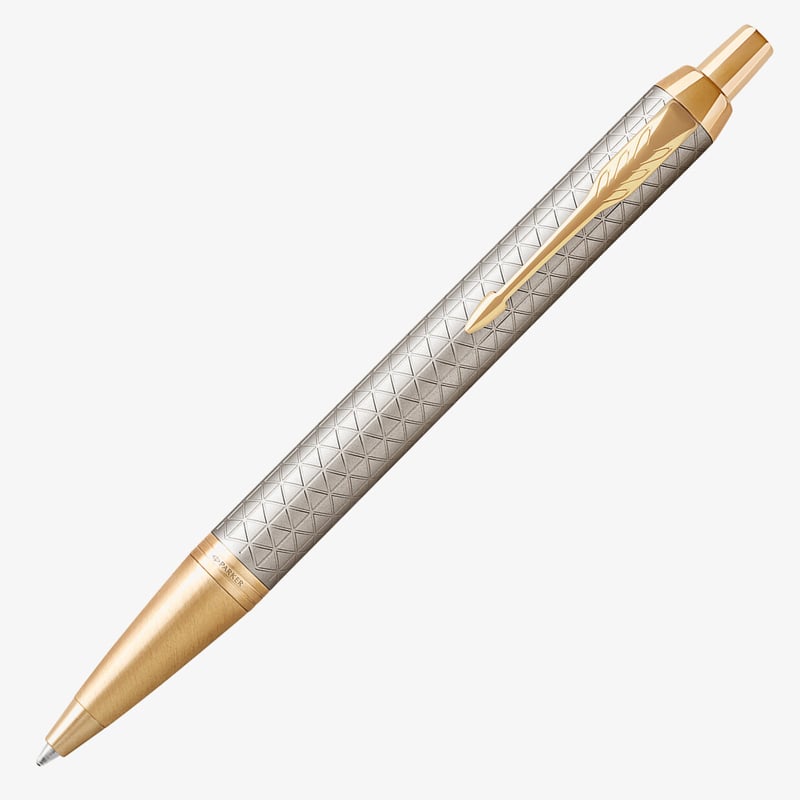 Parker Parker IM Premium Ballpoint Pen - Warm Silver & Gold