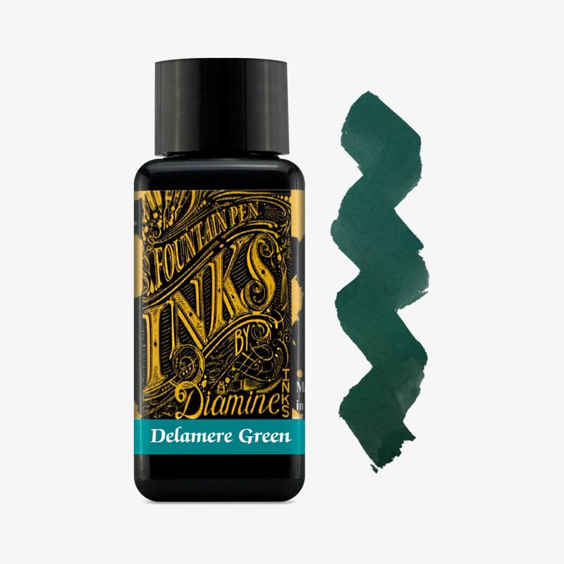 Diamine Inks Diamine Ink Bottle 30ml - Delamere Green