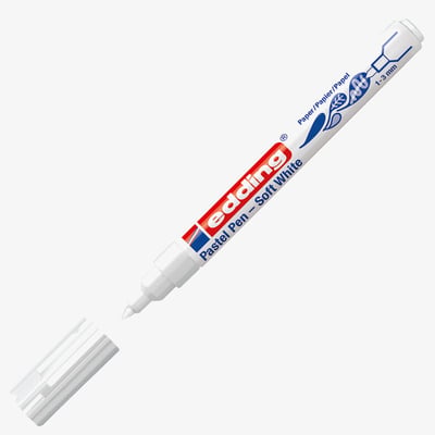 Edding 1500 Pastel Pen - White