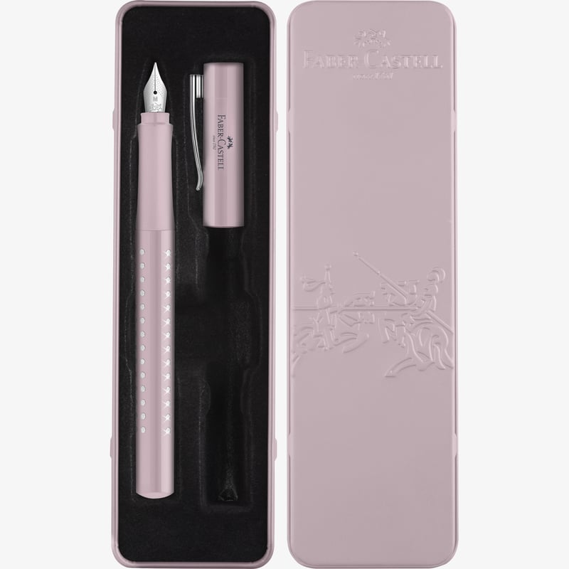 Faber-Castell Sparkle Fountain Pen Set - Rose