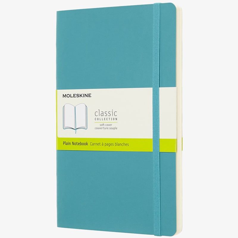 Moleskine Moleskine Classic Soft Cover Large Notebook - Plain - Assorted