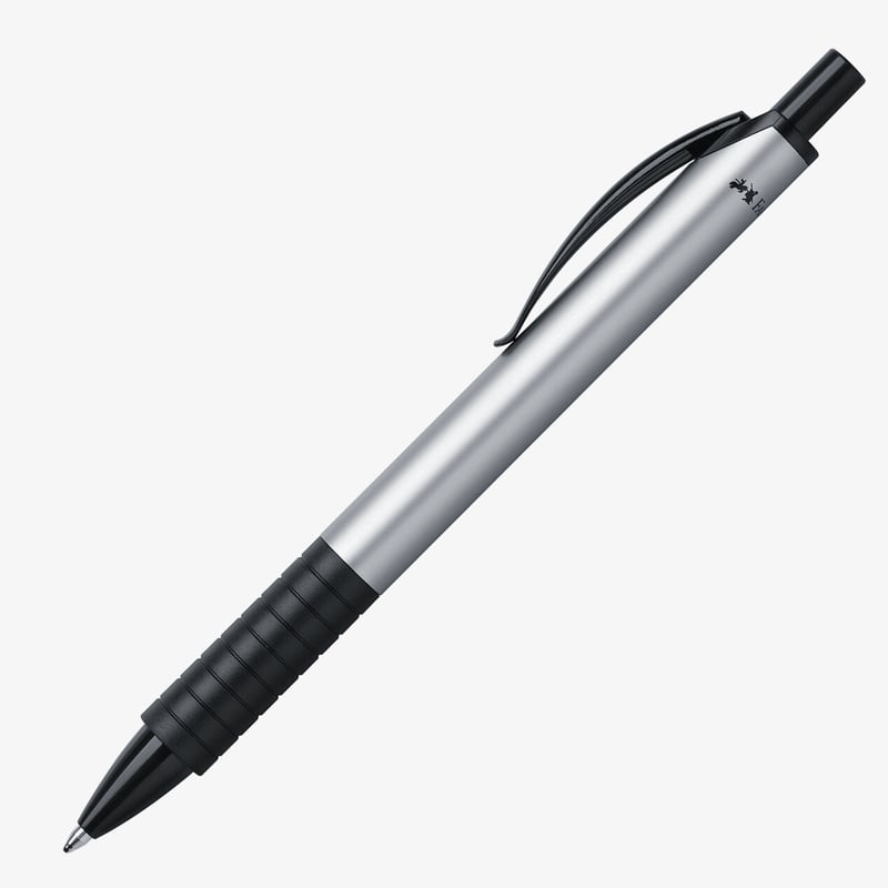 Faber-Castell Faber-Castell Basic Ballpoint Pen - Matte Silver
