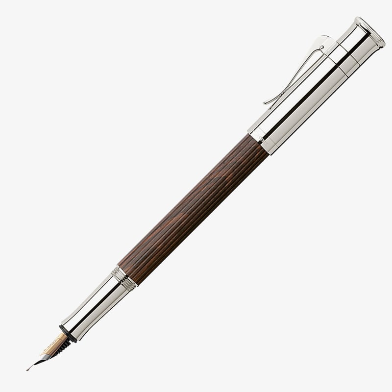 Graf von Faber-Castell Graf von Faber-Castell Classic Fountain Pen - Grenadilla Platinum Plated