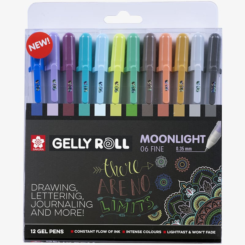 Sakura Sakura Gelly Roll Moonlight Gel Pens - Cosmos Set (Pack of 12)