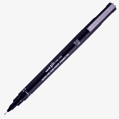 Uni-Ball Pin Drawing Pen - 0.40mm - Black
