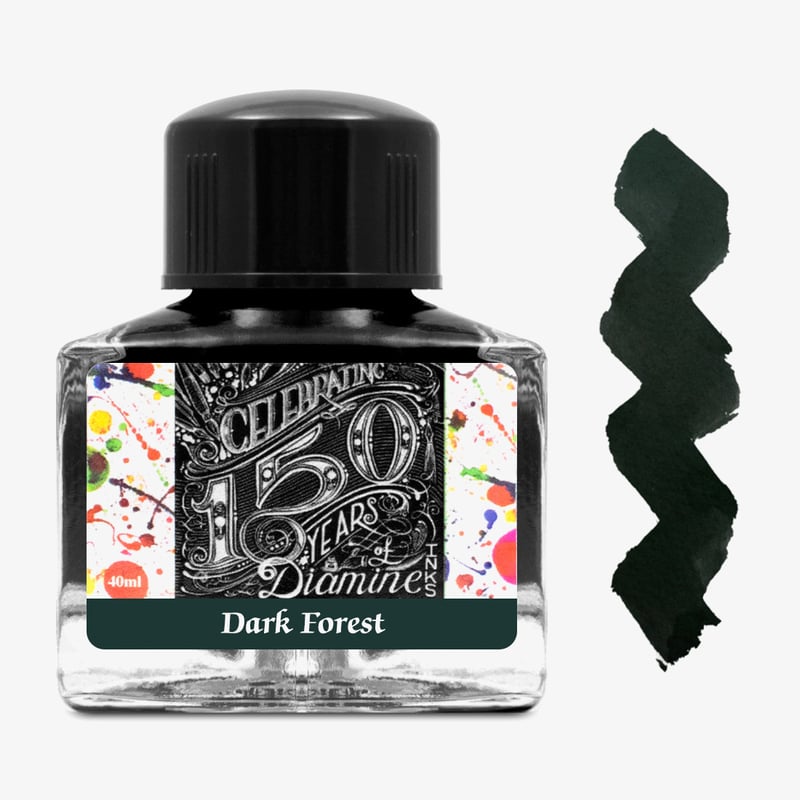 Diamine Inks Diamine 150th Anniversary Ink Bottle 40ml - Dark Forest