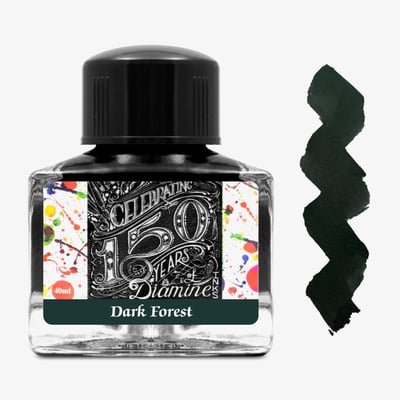 Diamine 150th Anniversary Ink Bottle 40ml - Dark Forest