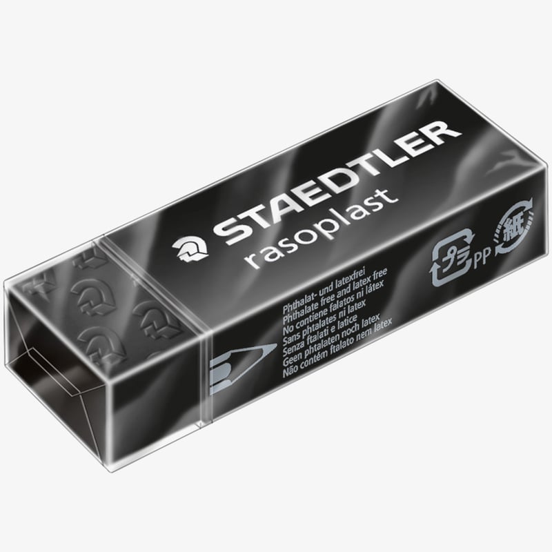 Staedtler Staedtler Rasoplast Blackline Eraser - Large
