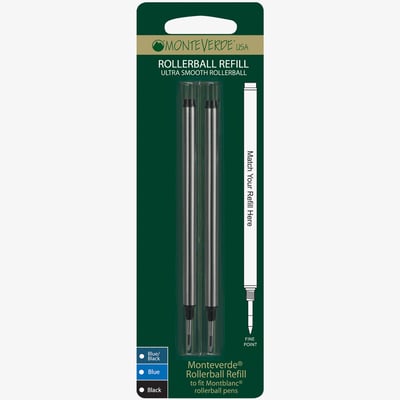 Monteverde Rollerball Refill To Fit Montblanc - Blue/Black