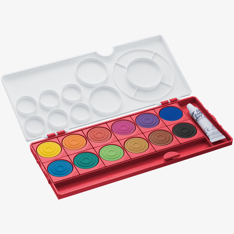 Lamy Lamy Aquaplus Red Paint Box - Assorted Colours (Set of 12)