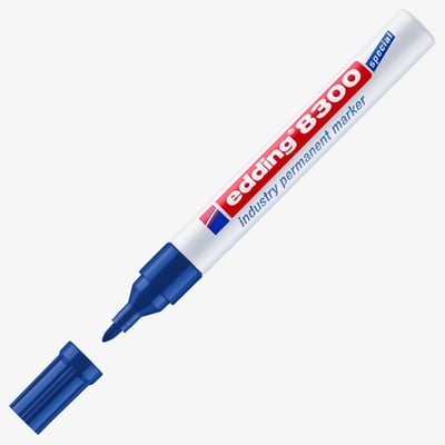 Edding 8300 Industry Permanent Marker - Blue