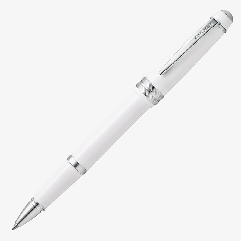 Cross Cross Bailey Light Rollerball Pen - White Chrome Trim