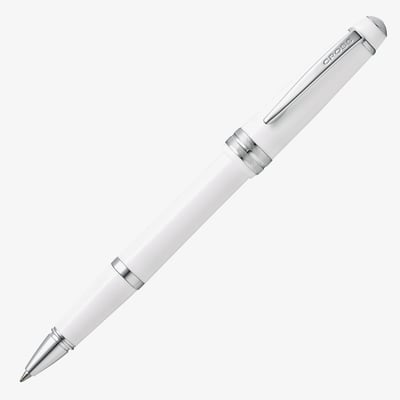 Cross Bailey Light Rollerball Pen - White Chrome Trim