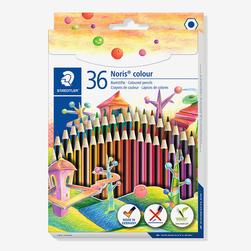 Staedtler Staedtler Noris Colour Pencils - Assorted Colours (Pack of 36)