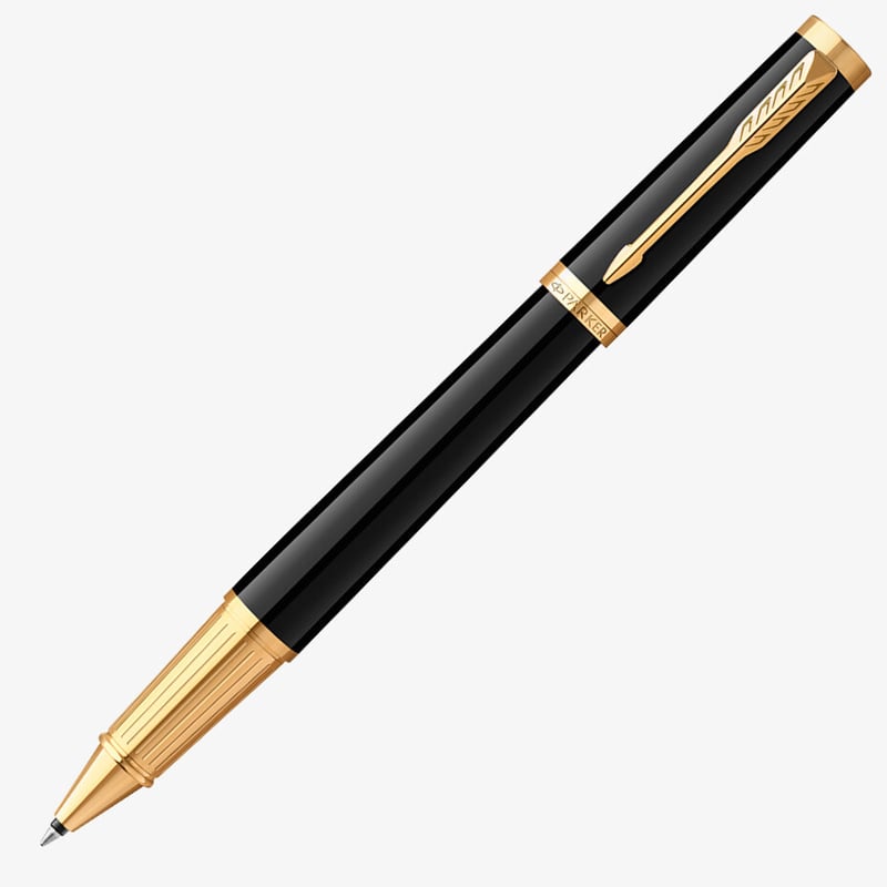 Parker Parker Ingenuity Rollerball Pen - Black Gold Trim