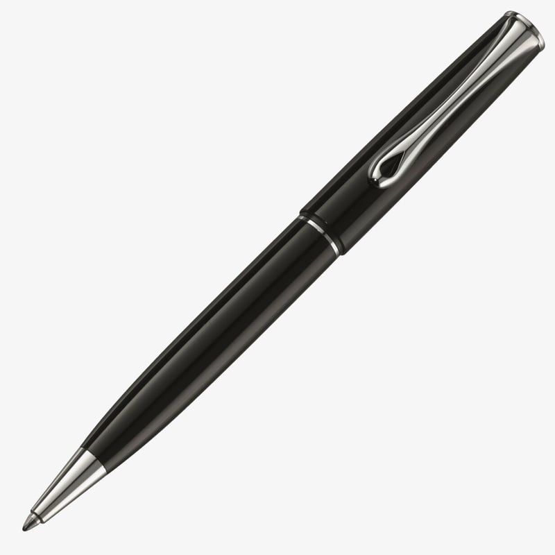 Diplomat Diplomat Esteem Ballpoint Pen - Gloss Black Chrome Trim