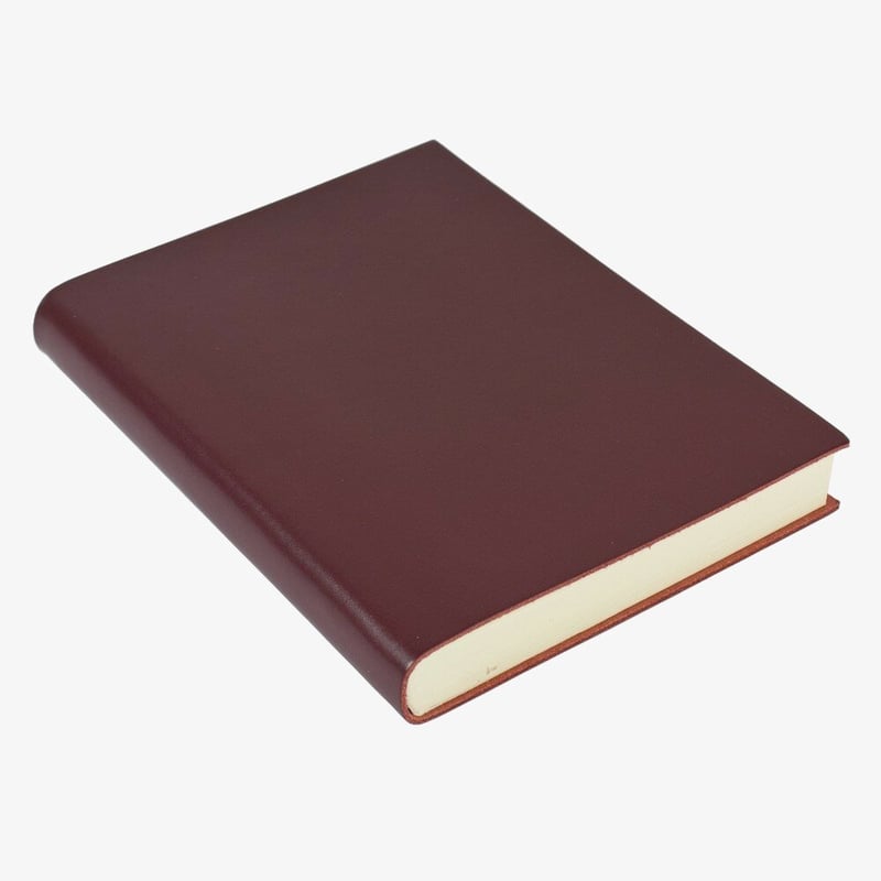 Papuro Papuro Torcello Leather Journal - Burgundy - Medium