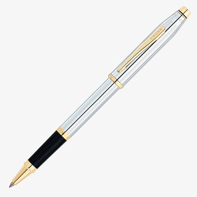Cross Century II Rollerball Pen - Medalist Chrome and Gold