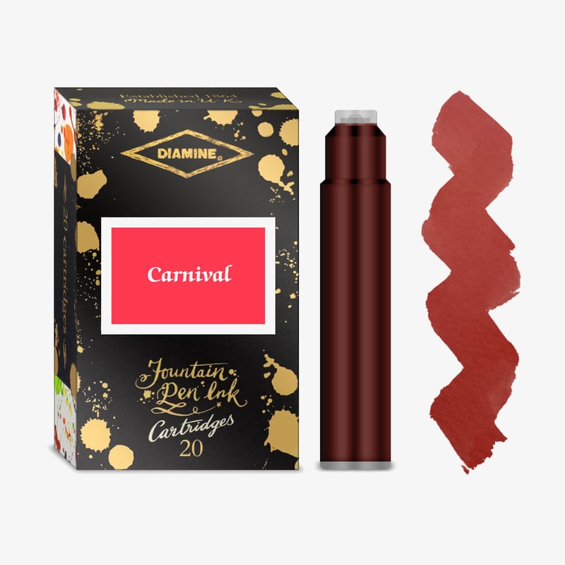 Diamine Inks Diamine Ink Cartridge - Carnival (Pack of 20)