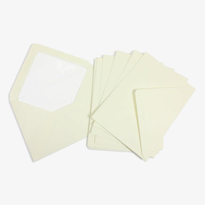 Crown Mill Crown Mill Computer Line C6 100gsm Envelopes - Pack of 50 - Cream