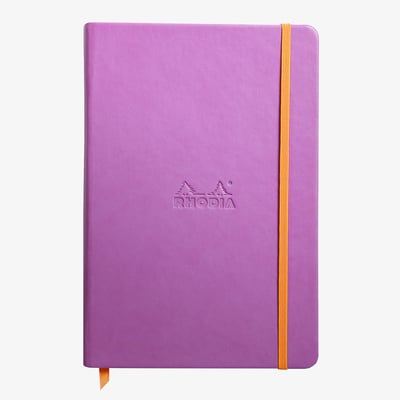 Rhodia Hardcover Notebook - A5 - Lilac - Plain