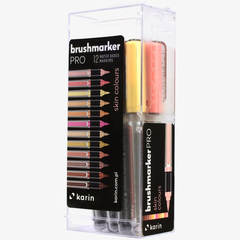 Karin Karin Brushmarker PRO Set - Skin Colour (Pack of 12)