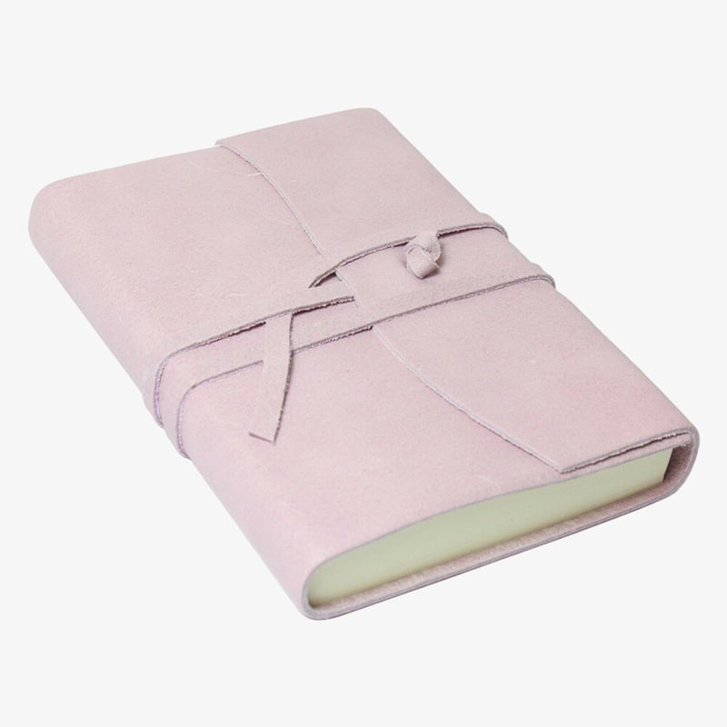 Papuro Papuro Amalfi Leather Journal - Soft Pink - Small