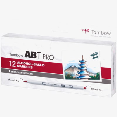 Tombow Tombow ABT PRO Markers - Landscape Colours (Pack of 12)