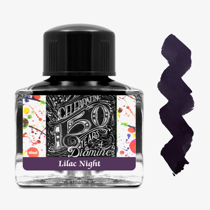 Diamine Inks Diamine 150th Anniversary Ink Bottle 40ml - Lilac Night