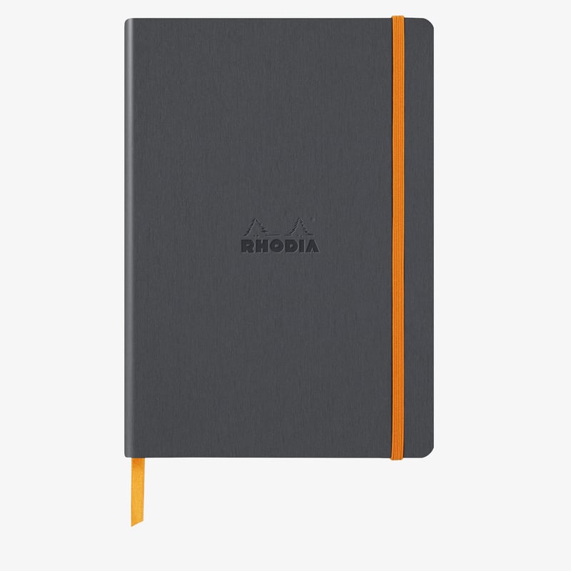 Rhodia Rhodia Softcover Notebook - A5 - Titanium - Dotted