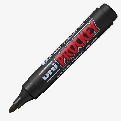 Uni-Ball PM-122 Prockey Marker Pen - Black
