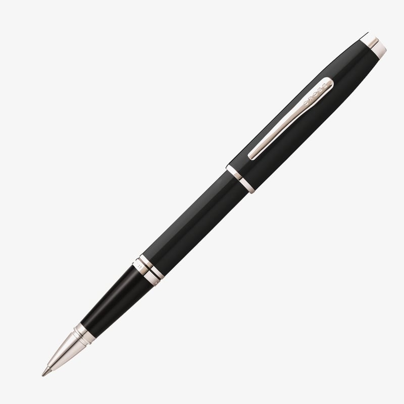 Cross Cross Coventry Rollerball Pen - Black Lacquer Chrome Trim