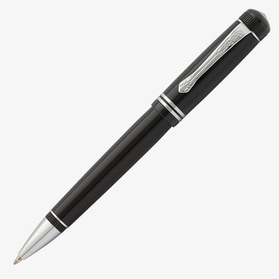 Kaweco DIA 2 Ballpoint Pen - Black Chrome Trim