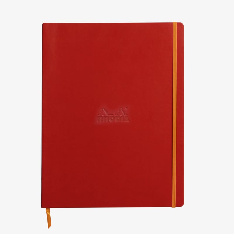 Rhodia Rhodia Softcover Notebook - A4 - Poppy - Lined
