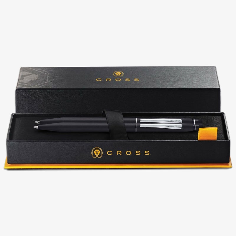 Cross Cross Click Ballpoint Pen and Pencil Set - Classic Black