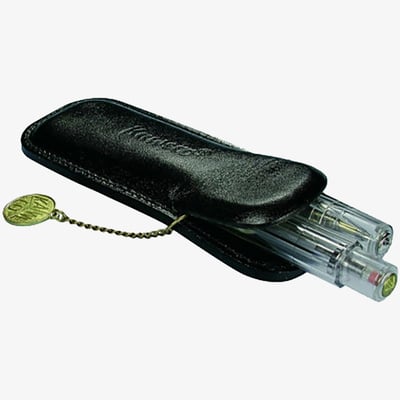 Kaweco Sport Leather Pen Case for Two Pens - Black