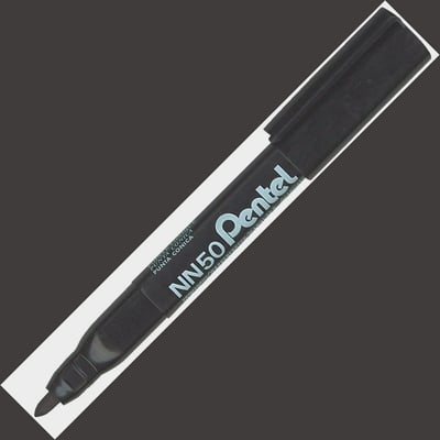 Pentel NN50 Permanent Marker - Bullet Tip - Black