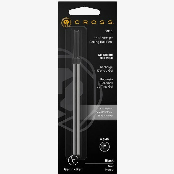 Cross Cross Gel Rollerball Refill - Black Fine (0.5mm)