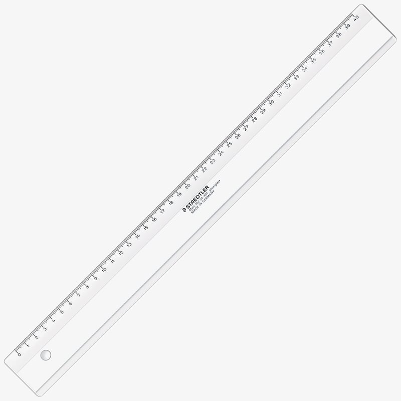 Staedtler Mars Plastic Ruler - 40cm