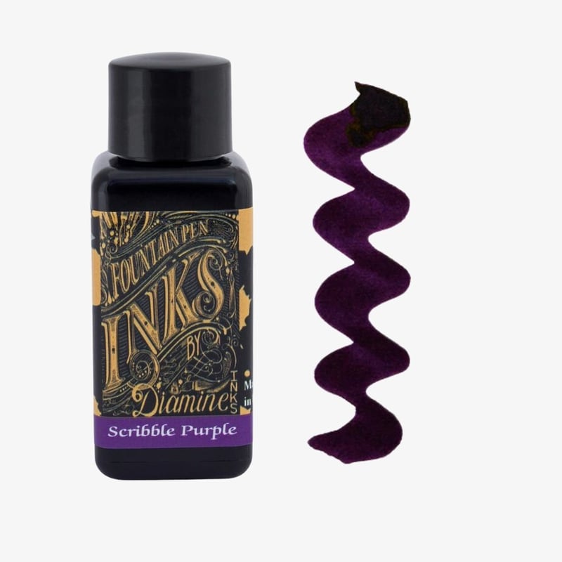 Diamine Inks Diamine 30ml Ink Bottle -  Scribble Purple