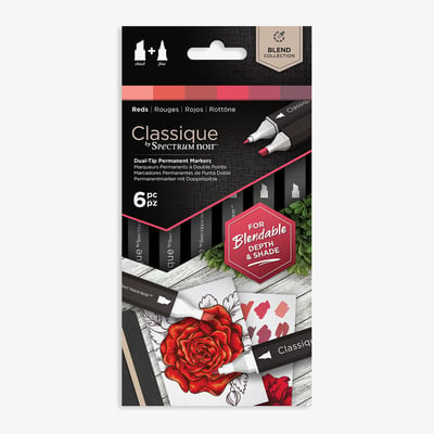 Spectrum Noir Spectrum Noir Classique Markers - Fiery Reds (Pack Of 6)