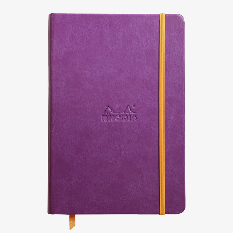 Rhodia Rhodia Hardcover Notebook - A5 - Purple - Lined