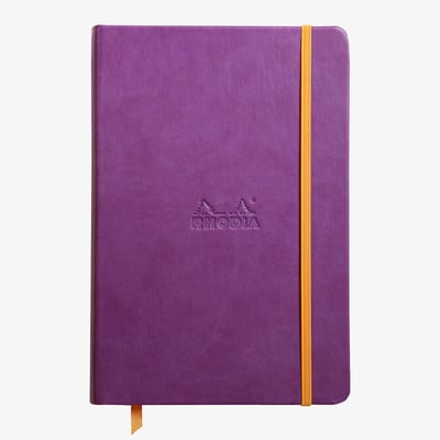 Rhodia Hardcover Notebook - A5 - Purple - Lined