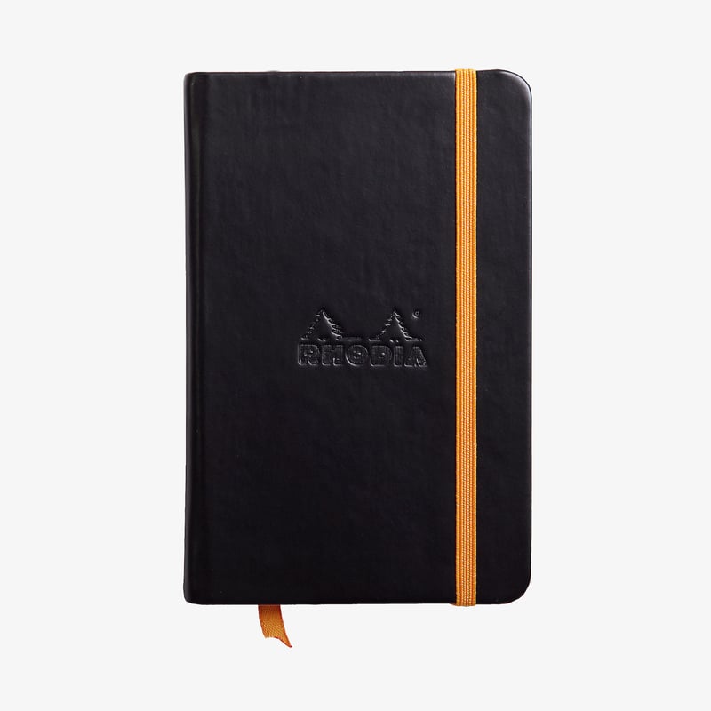 Rhodia Rhodia Hardcover Notebook - Small - Black - Lined