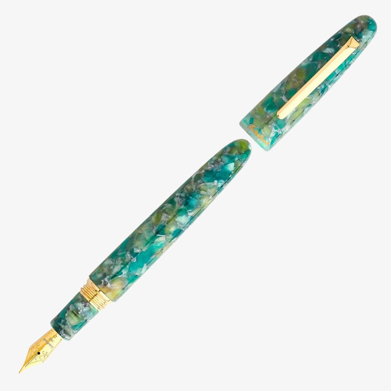 Esterbrook Esterbrook Estie Oversize Fountain Pen - Sea Glass Gold Trim